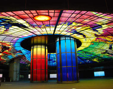 《讓人印象深刻的捷運站》有一個不用搭飛機就看得到唷