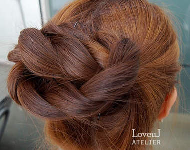 《適合韓服的盤髮》現代版的綁法也很可愛～