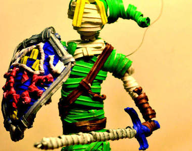 鐵絲紮線藝術　想都想不到繞一繞轉一轉竟能如此神奇