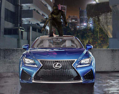 就是那個光《Lexus新廣告》車車上面的是......？