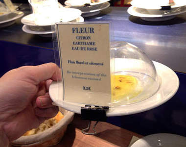 能迴轉的不只有壽司《迴轉法國料理》每一道都看起來好好吃喔~♥