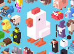 《Crossy Road》進化殘忍版動物過馬路遊戲