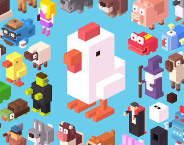 《Crossy Road》進化殘忍版動物過馬路遊戲
