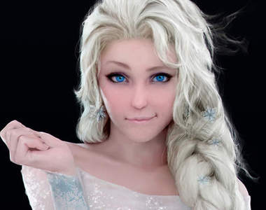 《冰雪奇緣》這是理想中的真人版艾莎嗎?