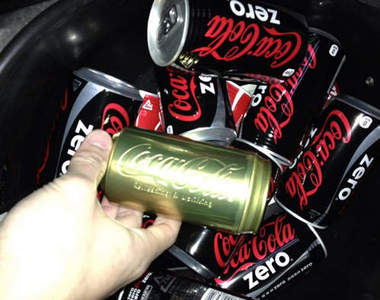 恭喜!得到《黃金可口可樂》真的中大獎啦