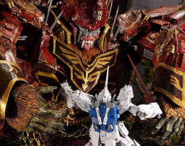 鋼彈立於大地！大馬玩家製作「獨角獸ＶＳ巨猿新安洲」超級殺