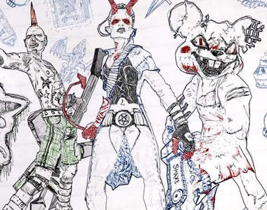 PS4《Drawn to Death》讓你見識一下老美的中二病遊戲