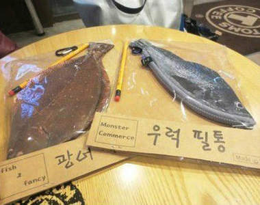 《魚筆袋》這真的是韓國小學生的新流行？