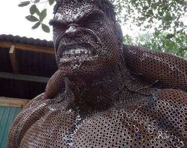 浩克鋼鐵人　泰國工房「BanHunLek」打造超硬派藝術品