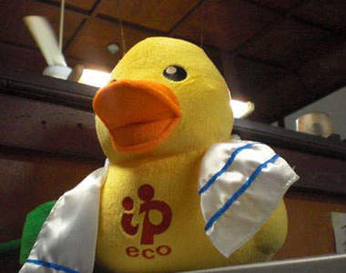 錢湯小鴨大爆發　今晚也來弄一池黃色鴨鴨療癒一下吧