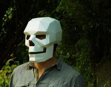 超立體《幾何萬聖節面具》不只有創意又能回收再利用