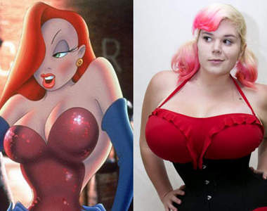 O罩杯《大胸妹》迷戀卡通裡那驚人的曲線...