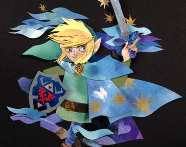 《夢幻紙藝術》拼貼也可以走夢幻路線