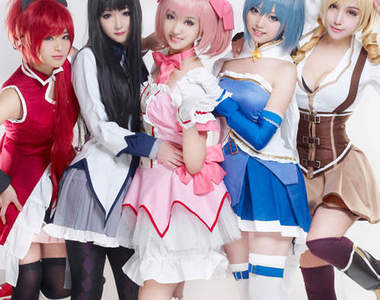 于芷晴　COS魔法少女小圓的爆乳學姐