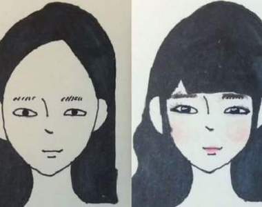 《用畫畫告訴你化妝的重要》不用微整型只要一隻筆就搞定