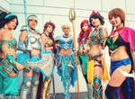 迪士尼公主當道《戰鬥系迪士尼公主》Cosplay 迪士尼公主當道《戰鬥系迪士尼公主》Cosplay