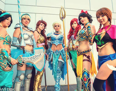 迪士尼公主當道《戰鬥系迪士尼公主》Cosplay