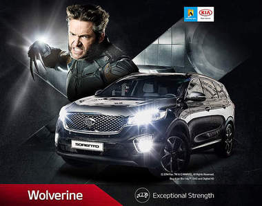 起亞《金鋼狼專車》車屁屁上有金剛爪唷