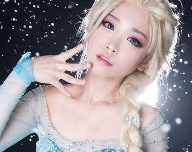 韓國正妹tomia　冰雪奇緣Elsa也是美的不像話