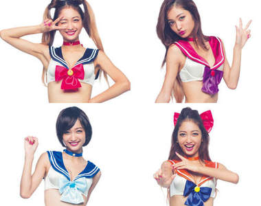 大人氣《美少女戰士內衣》型錄照公開　網友發現原來A罩杯並不存在...