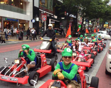 真實版《瑪莉歐賽車》體驗　看得人家也好想參加喔～（滾動）