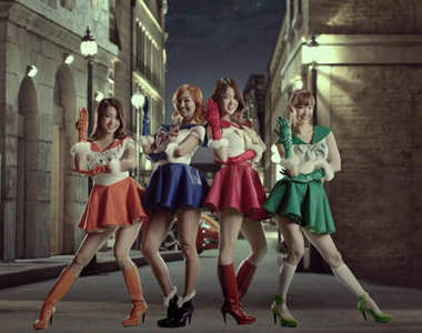 韓國吹起《美少女戰士》風 SISTAR大玩Cosplay