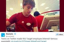 爆紅《Target小帥哥Alex》真˙店員還是行銷陰謀? 爆紅《Target小帥哥Alex》真˙店員還是行銷陰謀?