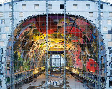 荷蘭《鹿特丹的西斯汀教堂》超巨大彩色壁畫