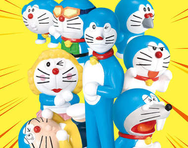 《哆啦A夢變裝食玩》看起來整個像山寨版的節奏XD