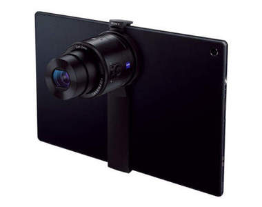 Sony QX10/QX100外接「平板」鏡頭套件  平板終於也能開外掛惹