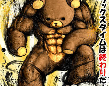 《殺意吉祥物》插畫家筆下的暴力懶熊好可怕