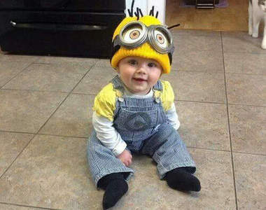 小朋友扮成《小小兵》真是萬聖節最佳選擇～