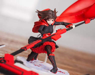 《RWBY》小紅帽Ruby立體化了 怎麼這麼帥氣RRR～