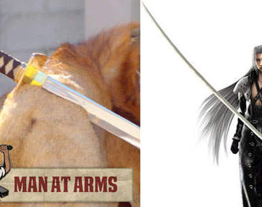 真實打造FF7賽菲羅斯「正宗」七呎長愛刀 長到鏡頭塞不下...