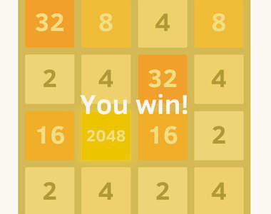 《2048》2+2、4+4、8+8...令人廢寢忘食的中毒小遊戲