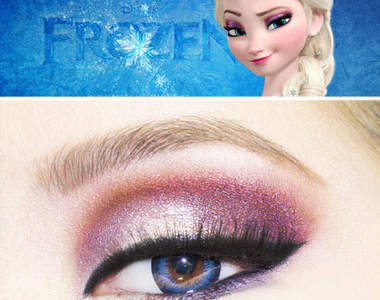 仿妝系列《冰雪奇緣》人家也想變成艾莎公主♥