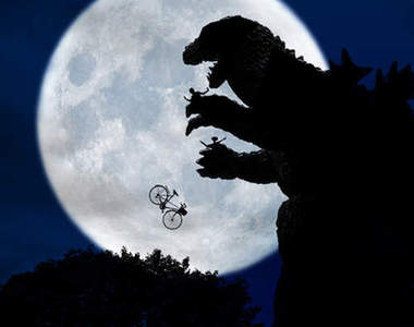 無差別搶戲哥吉拉　國外粉絲惡搞亂入電影海報