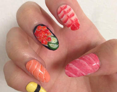 推民自製《壽司指彩》太餓時就先用這雙手頂著吧（誤）