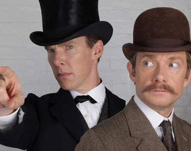 《Sherlock》2015聖誕特別篇首圖 PS的痕跡露出來了...