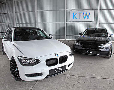 KTW改造《BMW 1系列》黑白雙帥超煞氣