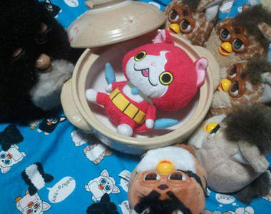 妖怪手錶《地縛貓火鍋》這下真的是妖怪火鍋了(抖抖)