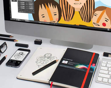 《Adobe Moleskine Notebook》將手繪稿數位化到電腦或手機