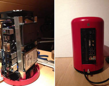 神人級DIY《超殺Mac Pro桌機》...真的用垃圾桶改裝吶ww