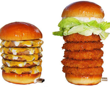 等身大的《漢堡滑鼠》已經不知道要怎麼吐槽了....