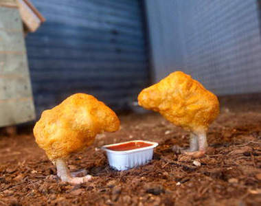 麥克雞塊的秘密　不攤開來還不知道有這招啊？