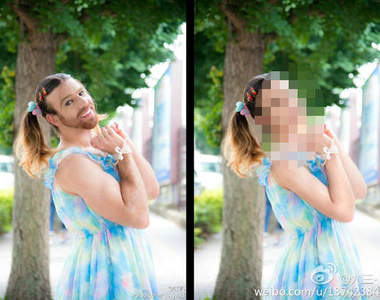 《幫鬍鬚女PS》P掉毛毛後居然是個大美女啊Σ(*ﾟдﾟﾉ)ﾉ