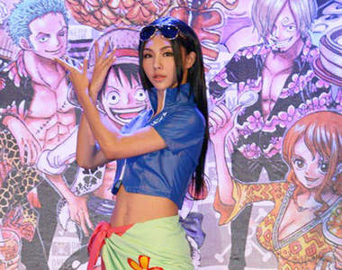  詹乃蓁Ｘ妮可羅賓　台灣ONE PIECE展記者會漂釀登場❤