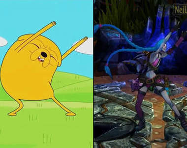 《英雄聯盟舞蹈》原來英雄們的舞蹈動作是出自這裡