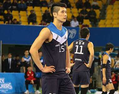 韓《排球界美男》文聖民　終於又再度復出了～