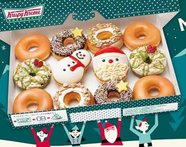 《日本Krispy Kreme限定》聖誕甜甜圈，你也想來個一盒嗎？